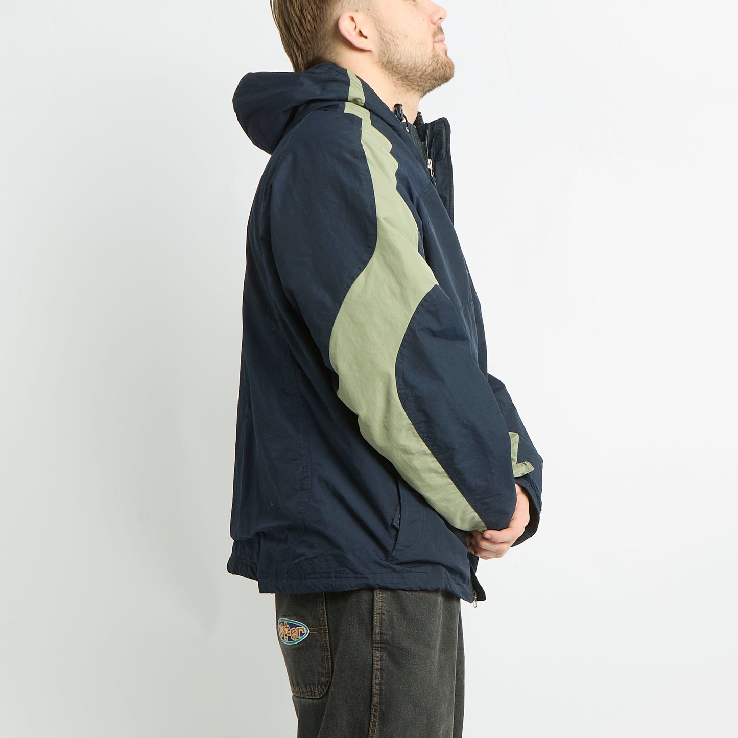 Nike Colour Block Puffer Coat With Fleece Lining - L