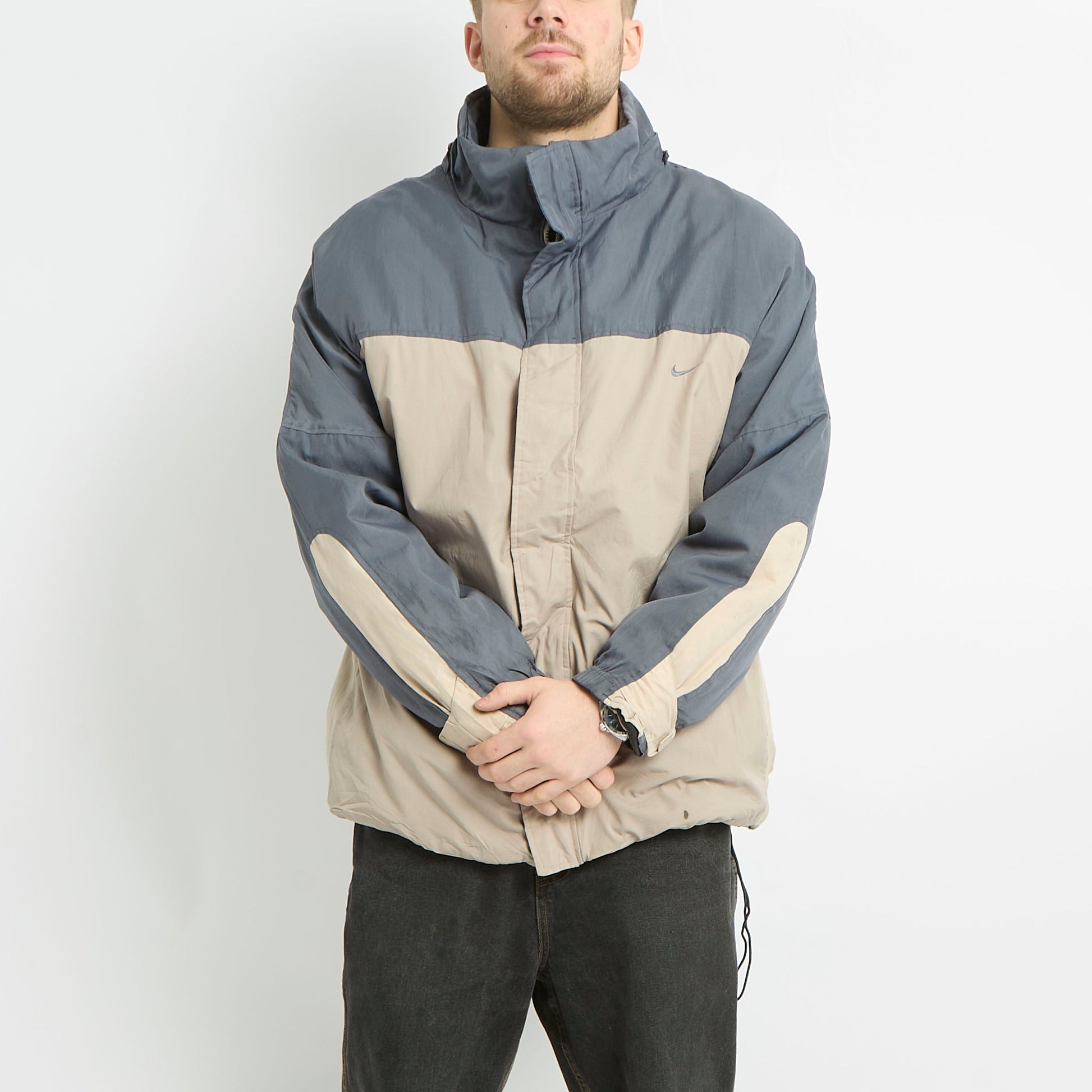 Nike Block Colour Puffer With Detachable Hood - M