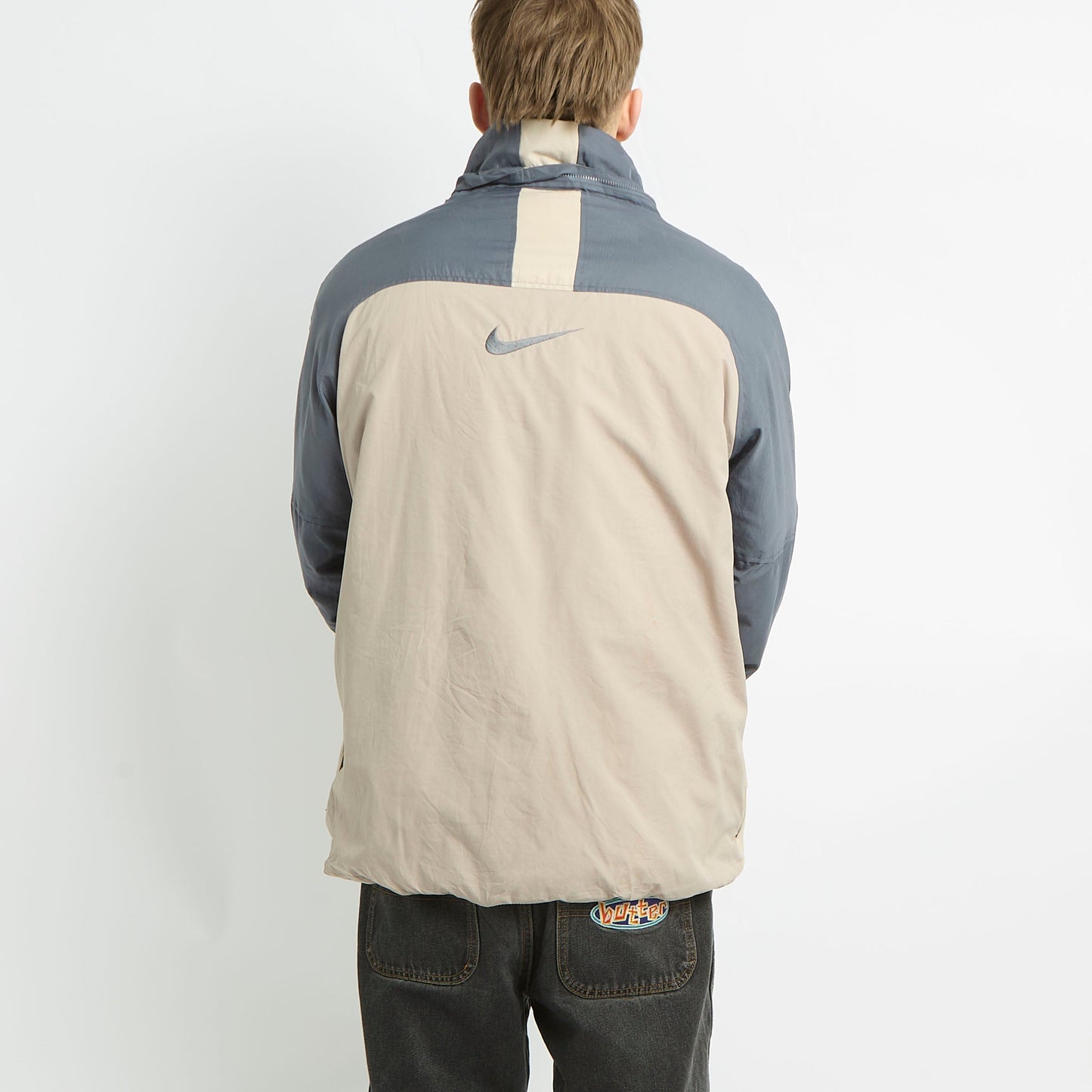 Nike Block Colour Puffer With Detachable Hood - M