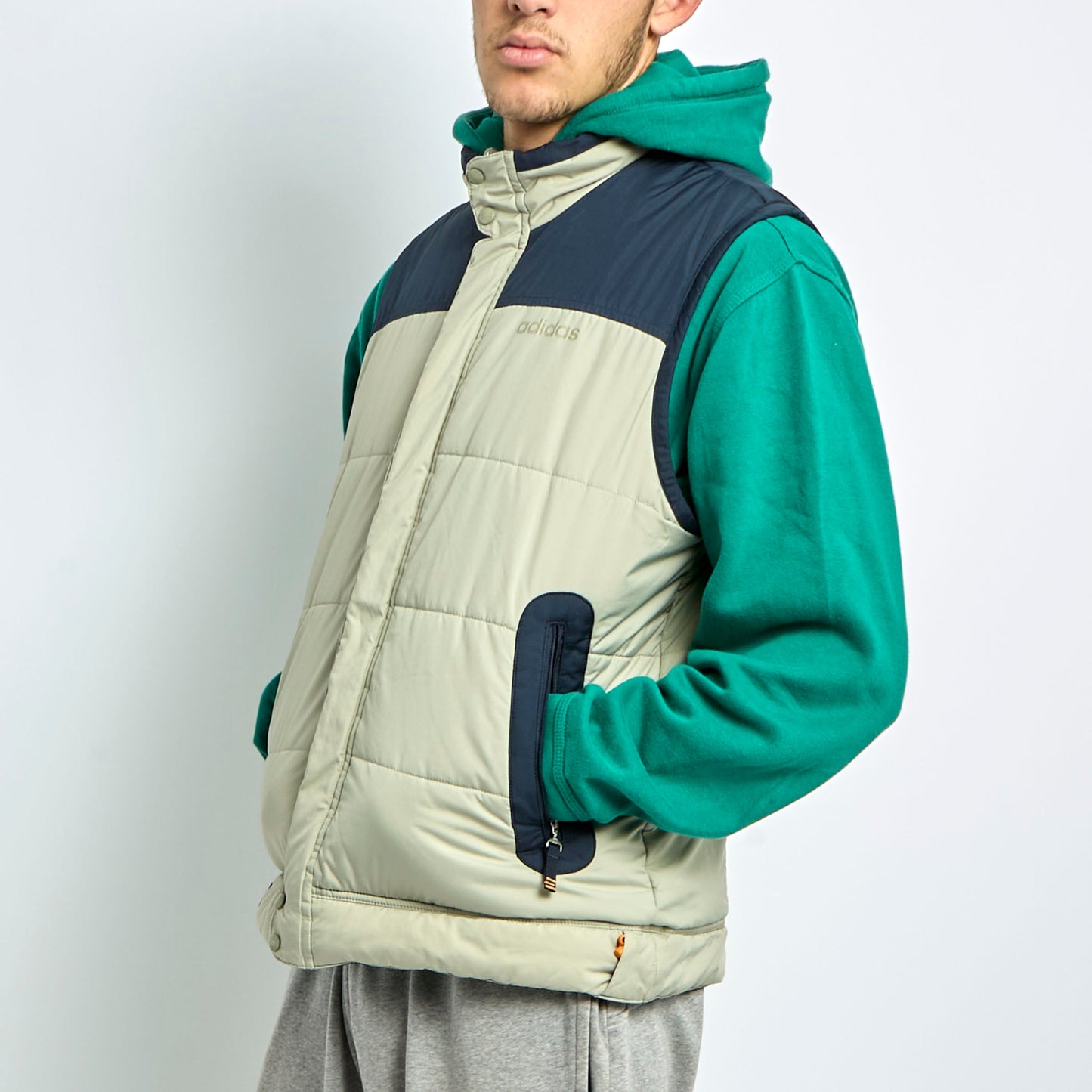 Adidas Logo Padded Gilet - M