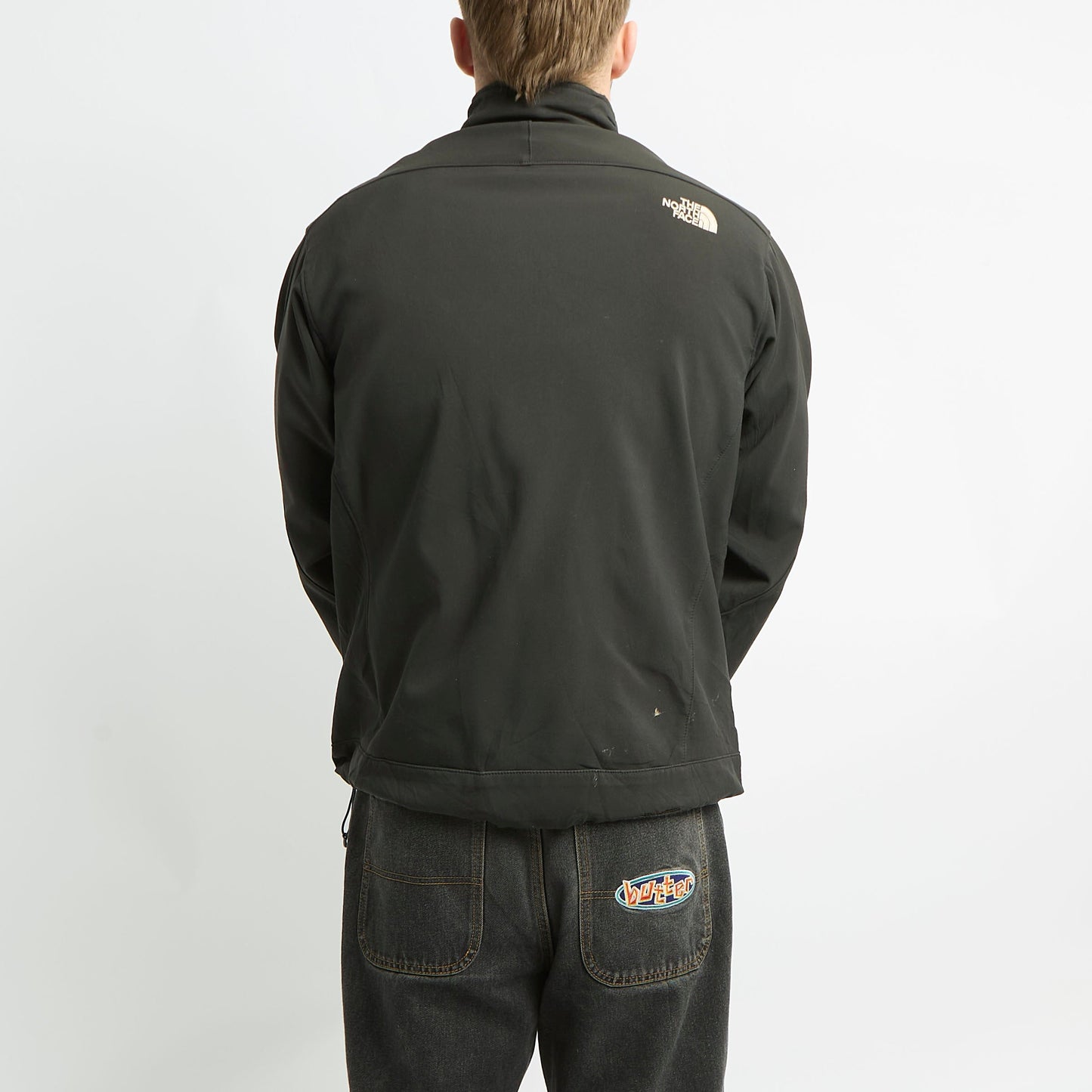 North Face Zip Up Jacket With Front Pocket - M