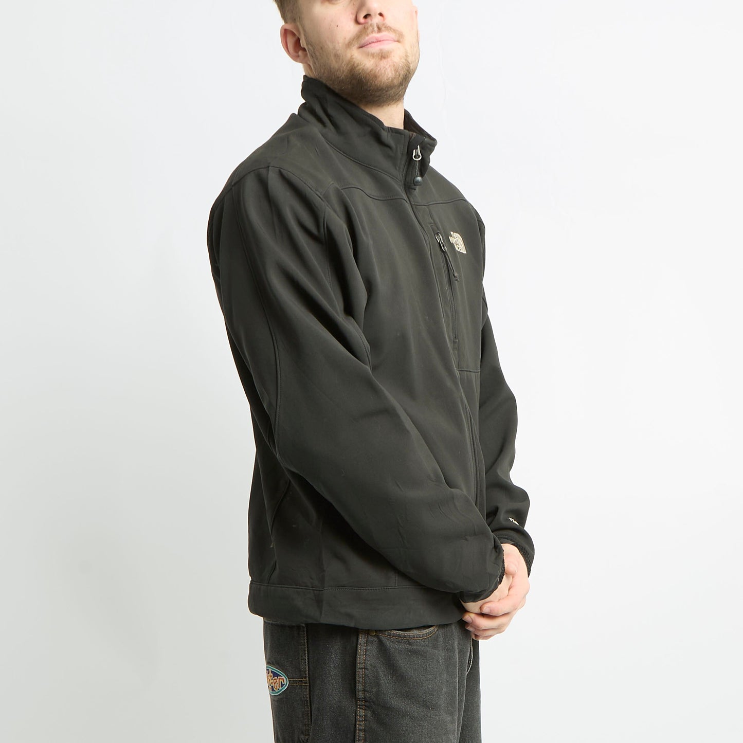 North Face Zip Up Jacket With Front Pocket - M