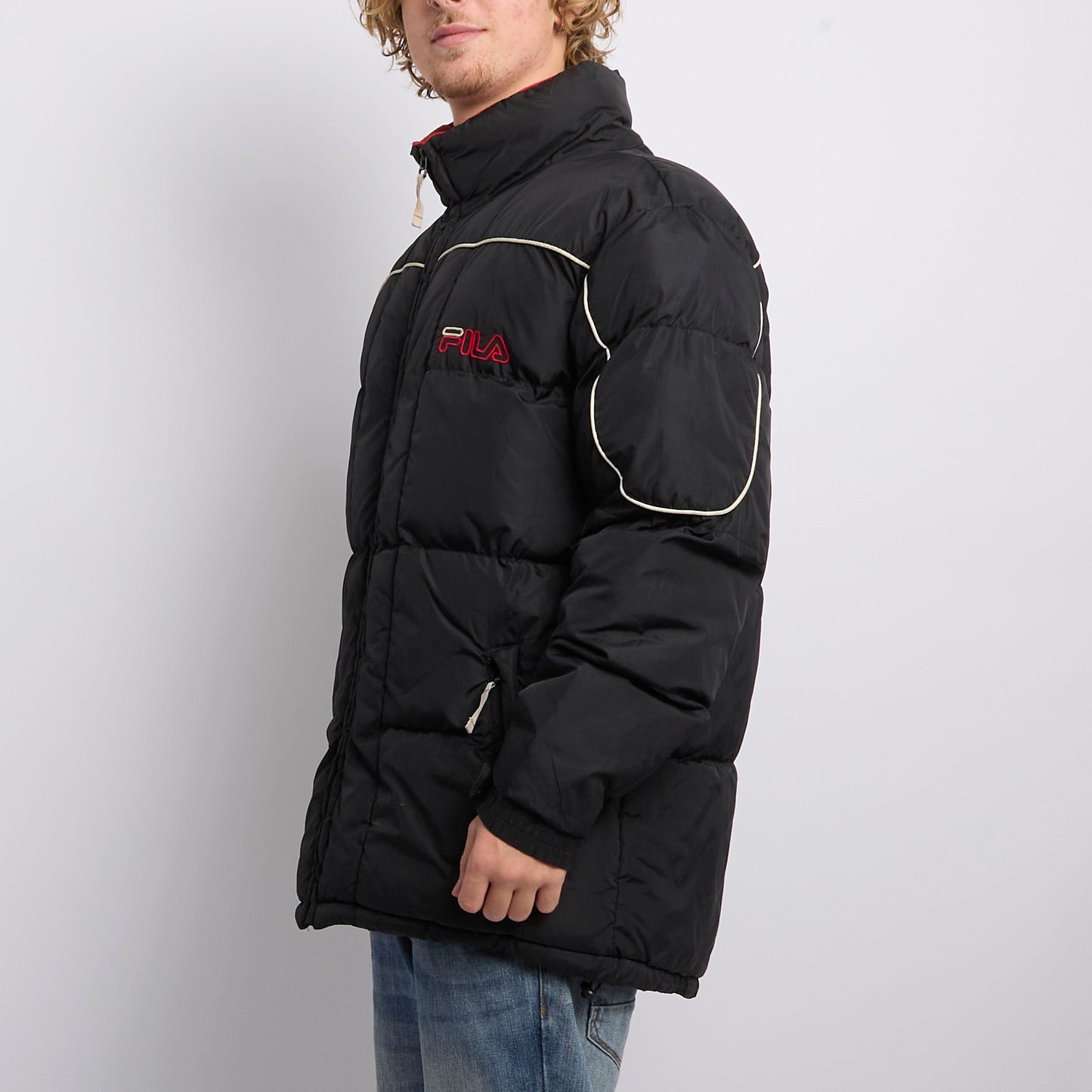 Fila Zip Up Puffer Jacket - M