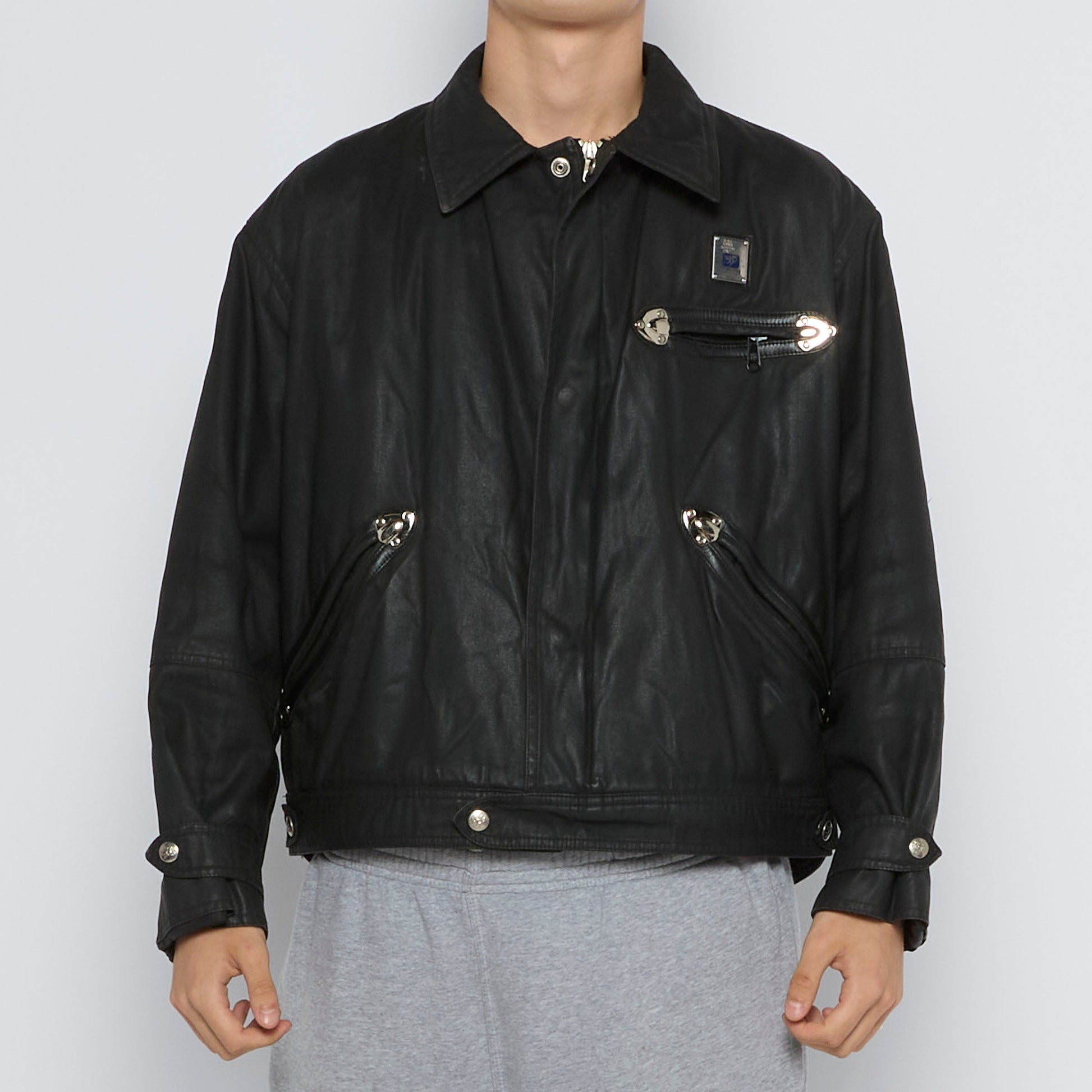 Pocket Detail Full Zip Jacket - M