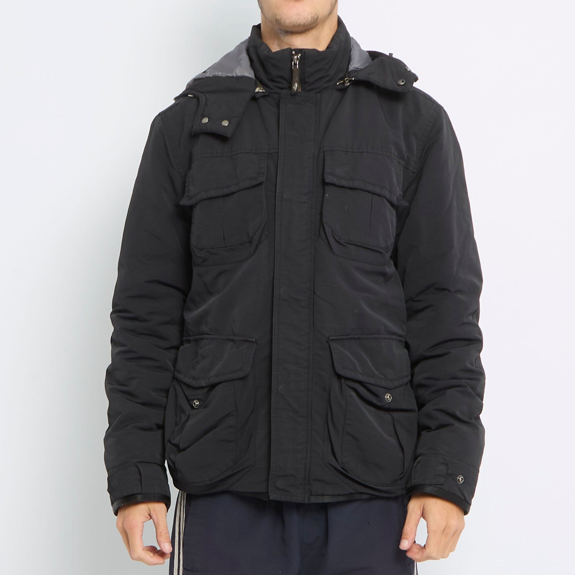 Marlboro Classics Hooded Padded Jacket - M