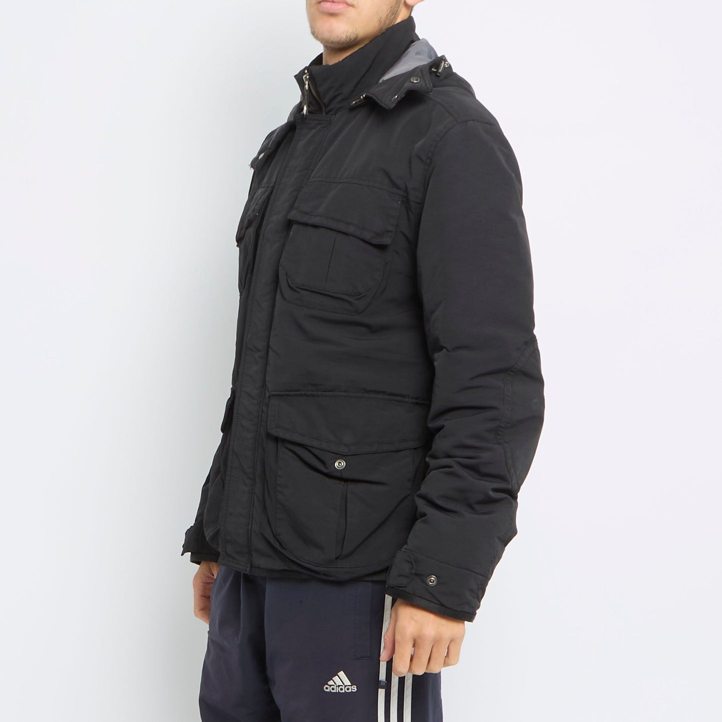 Marlboro Classics Hooded Padded Jacket - M