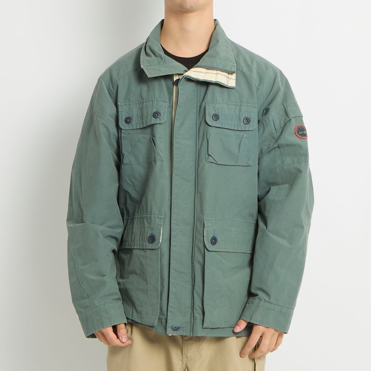 Timberland Pocket Detail Zip Up Jacket - M