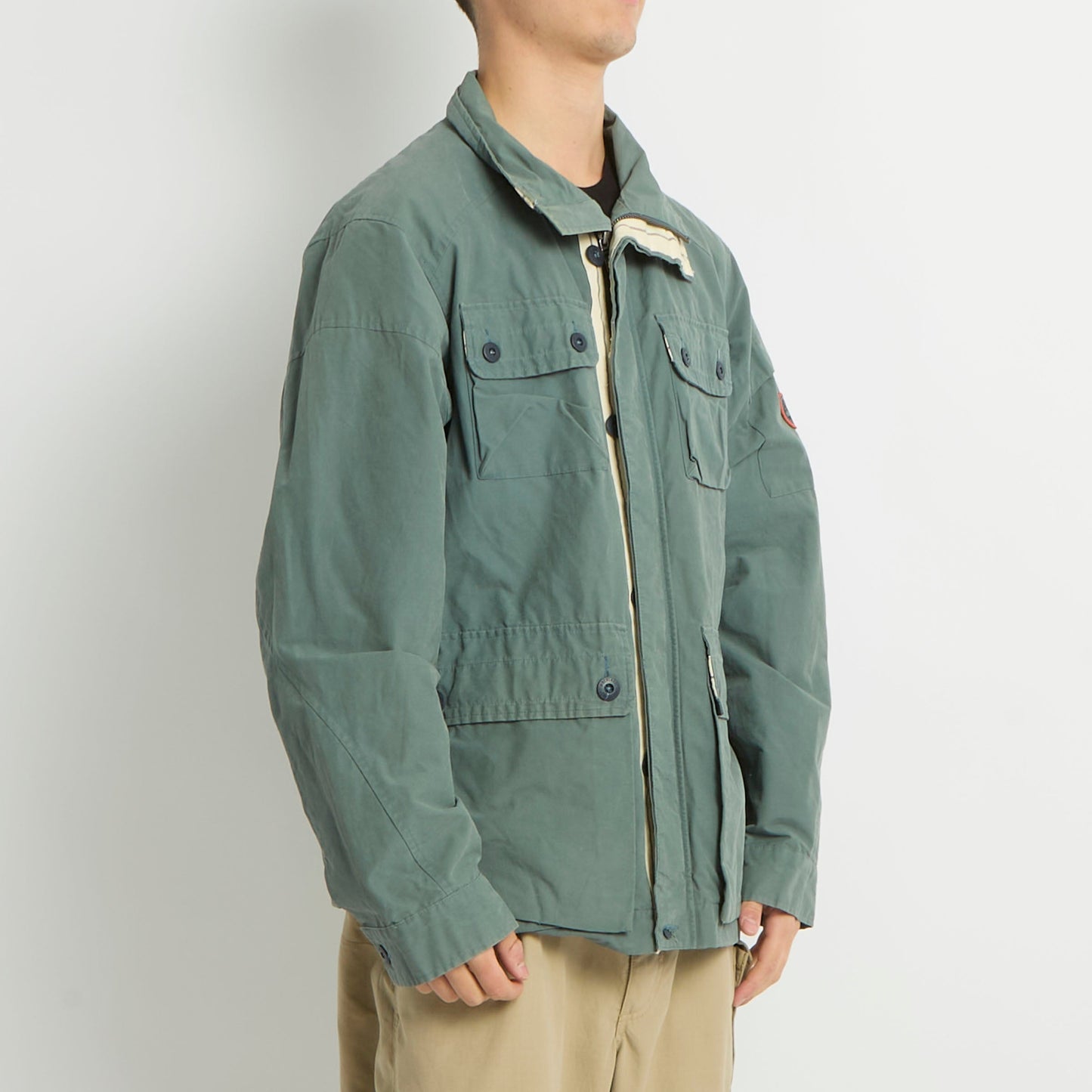 Timberland Pocket Detail Zip Up Jacket - M