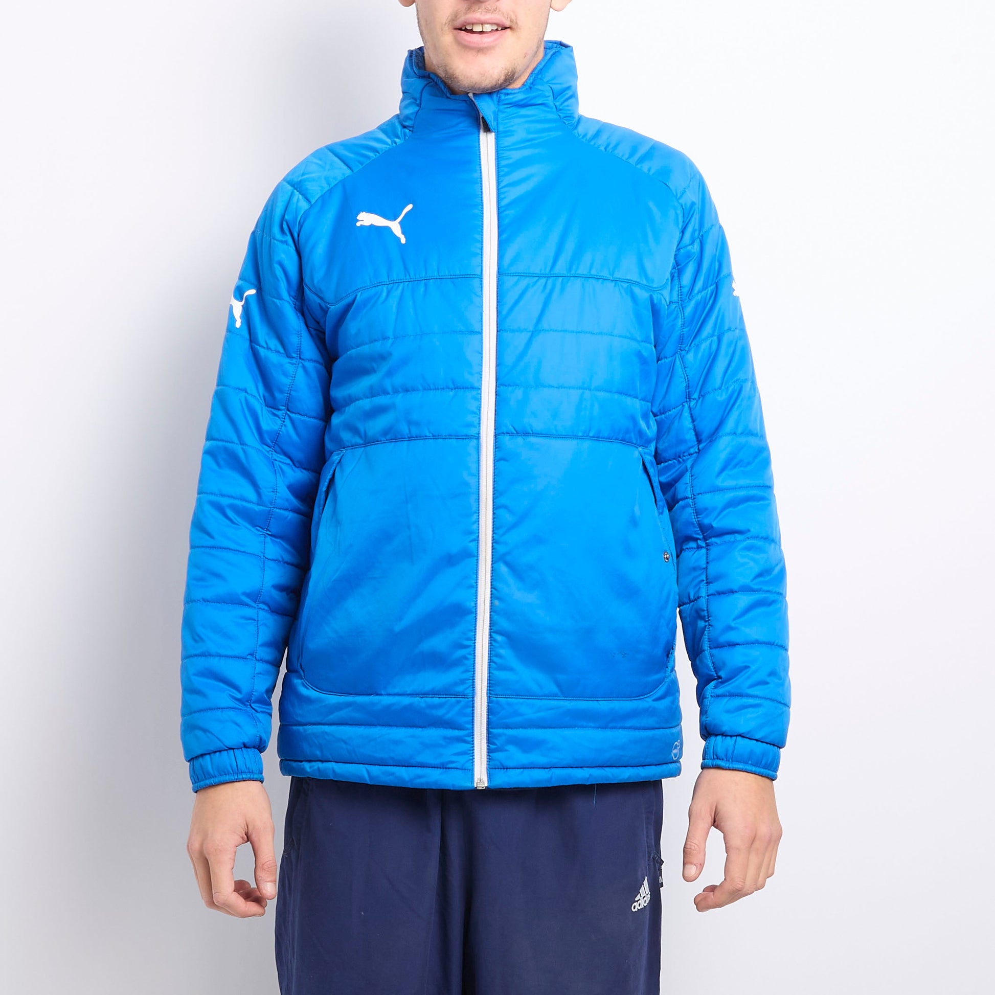 Puma Logo Puffer Jacket - M