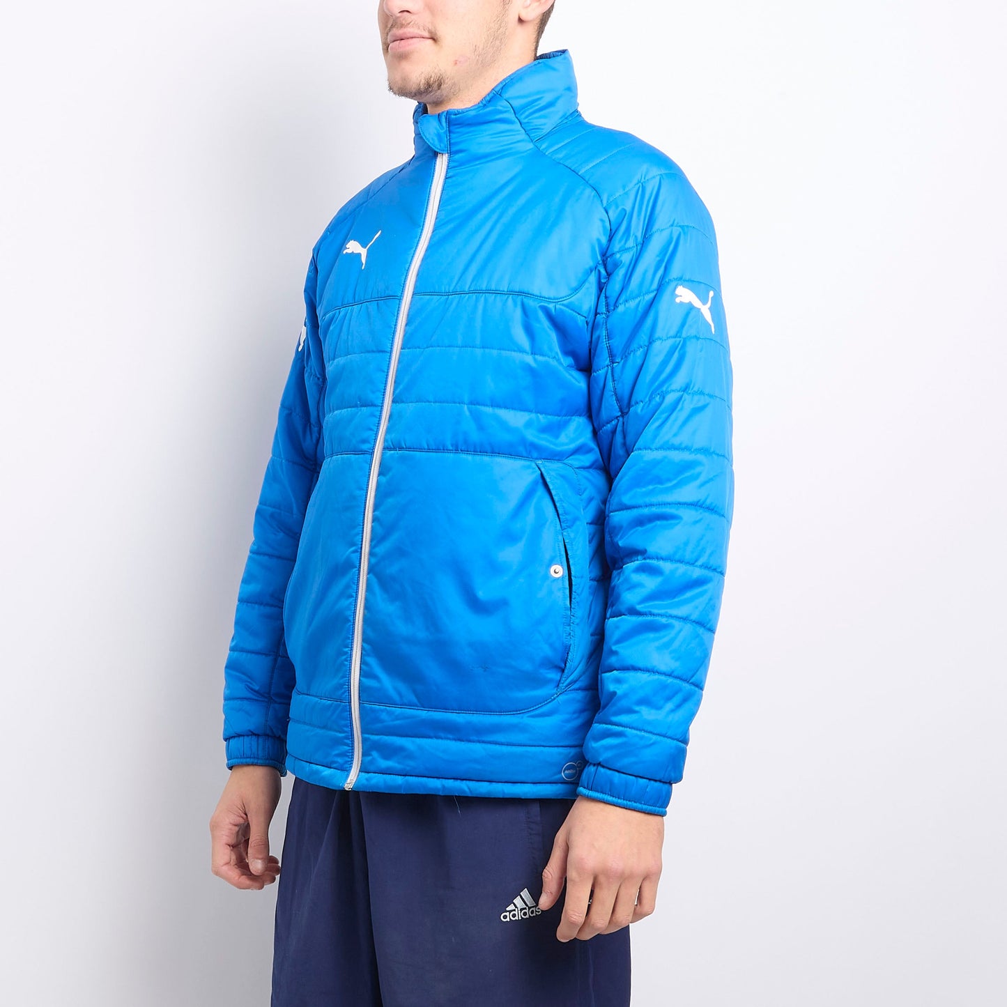 Puma Logo Puffer Jacket - M