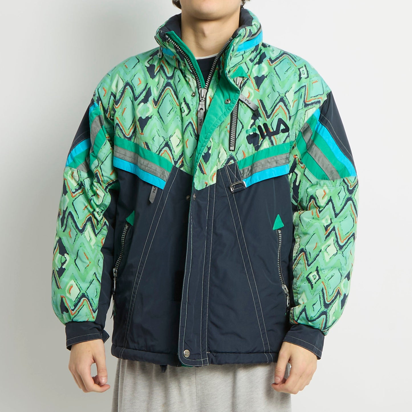 Fila Padded Graphic Jacket - M