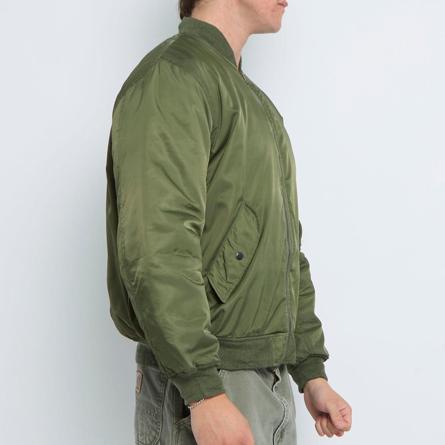 Full Zip Bomber Jacket - M