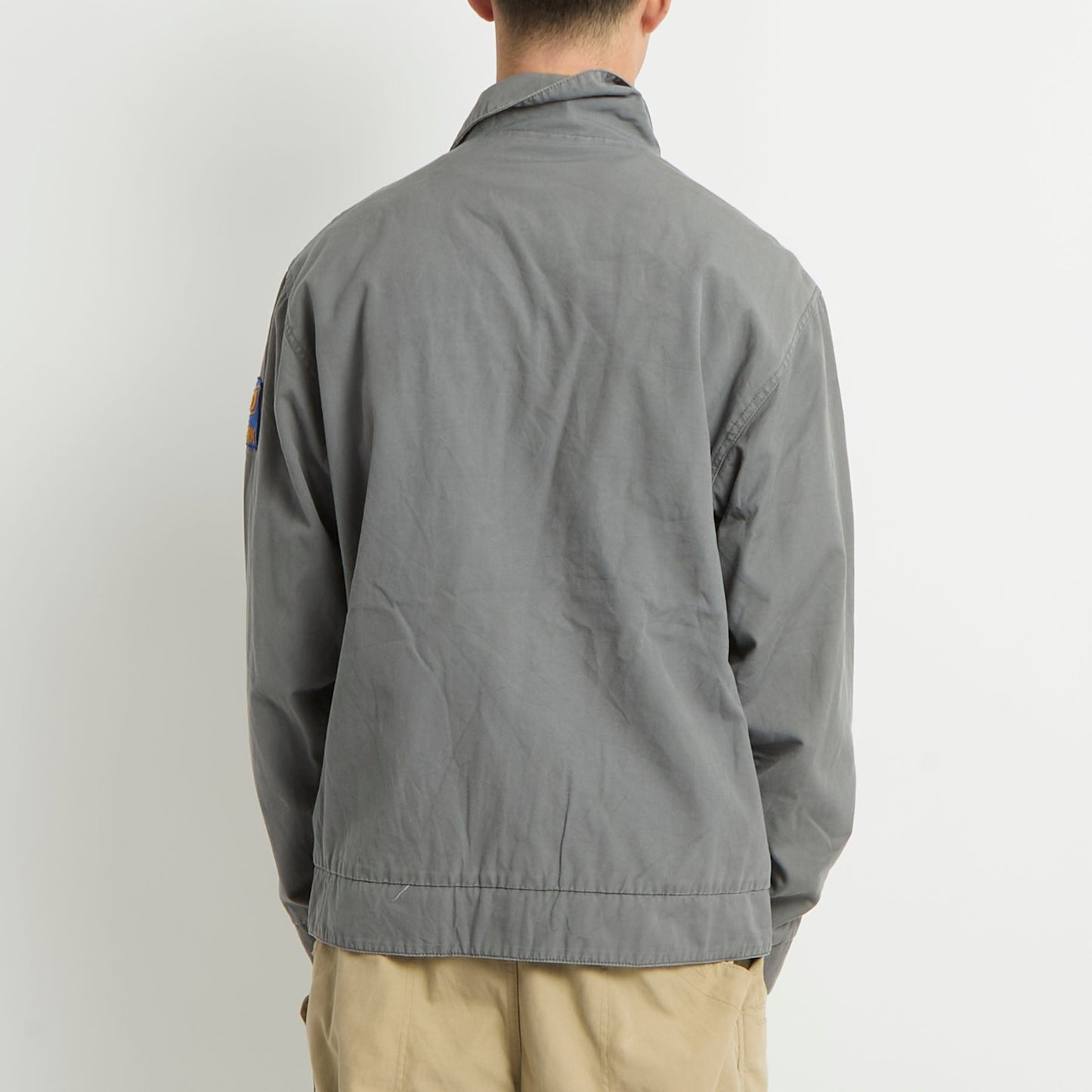 Patch Detail Zip Up Jacket - M