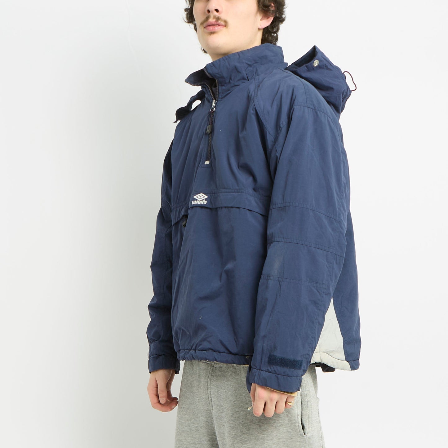 Umbro 1/4 Zip Windbreaker Jacket - M