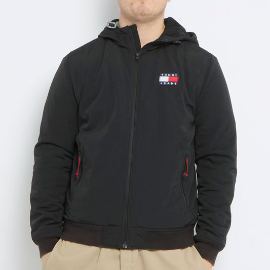 Tommy Hilfiger Hooded Fleece Lined Jacket - M