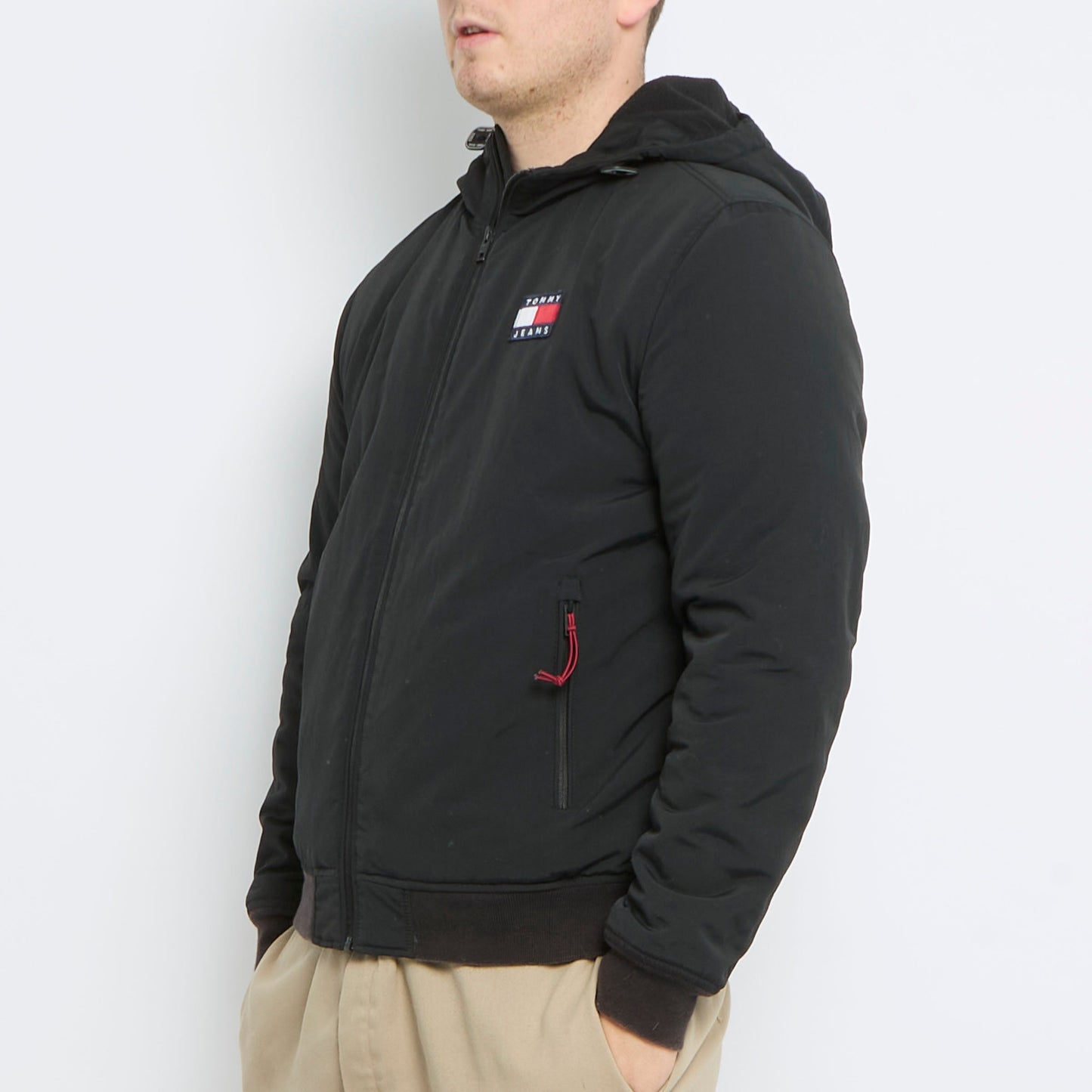 Tommy Hilfiger Hooded Fleece Lined Jacket - M