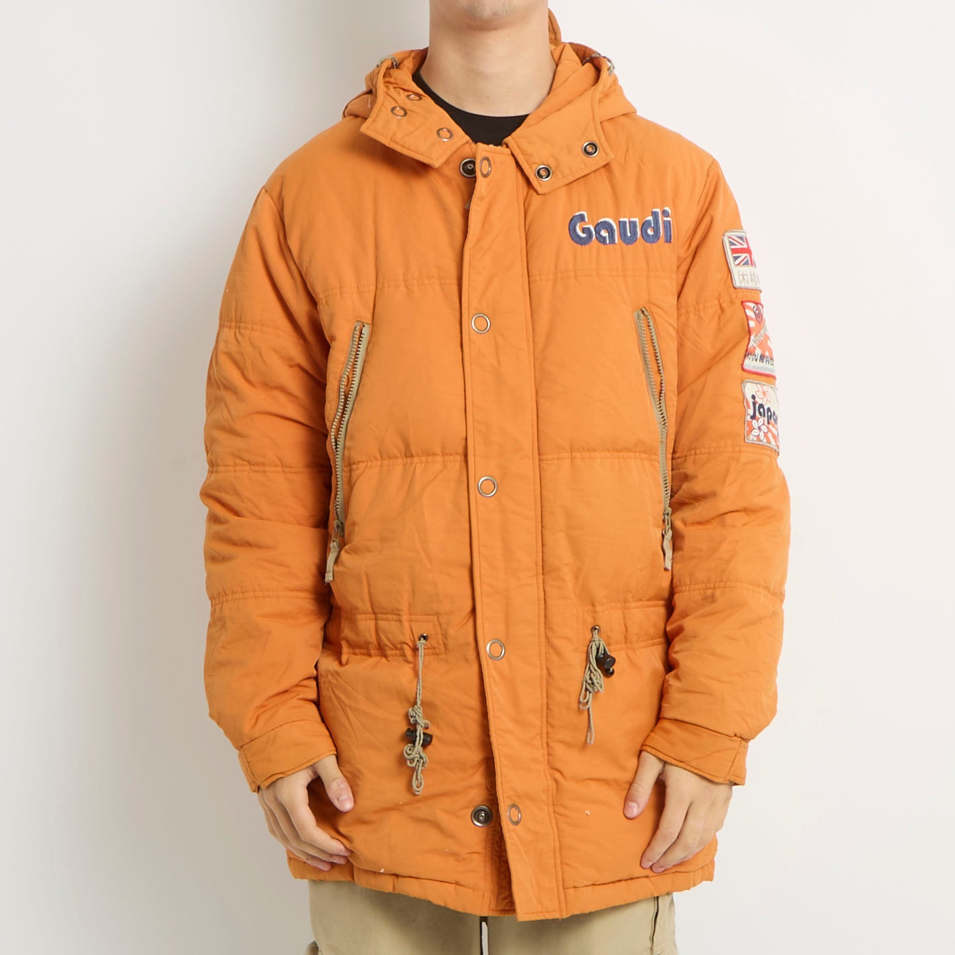 Gaudi Hooded Puffer Jacket - M