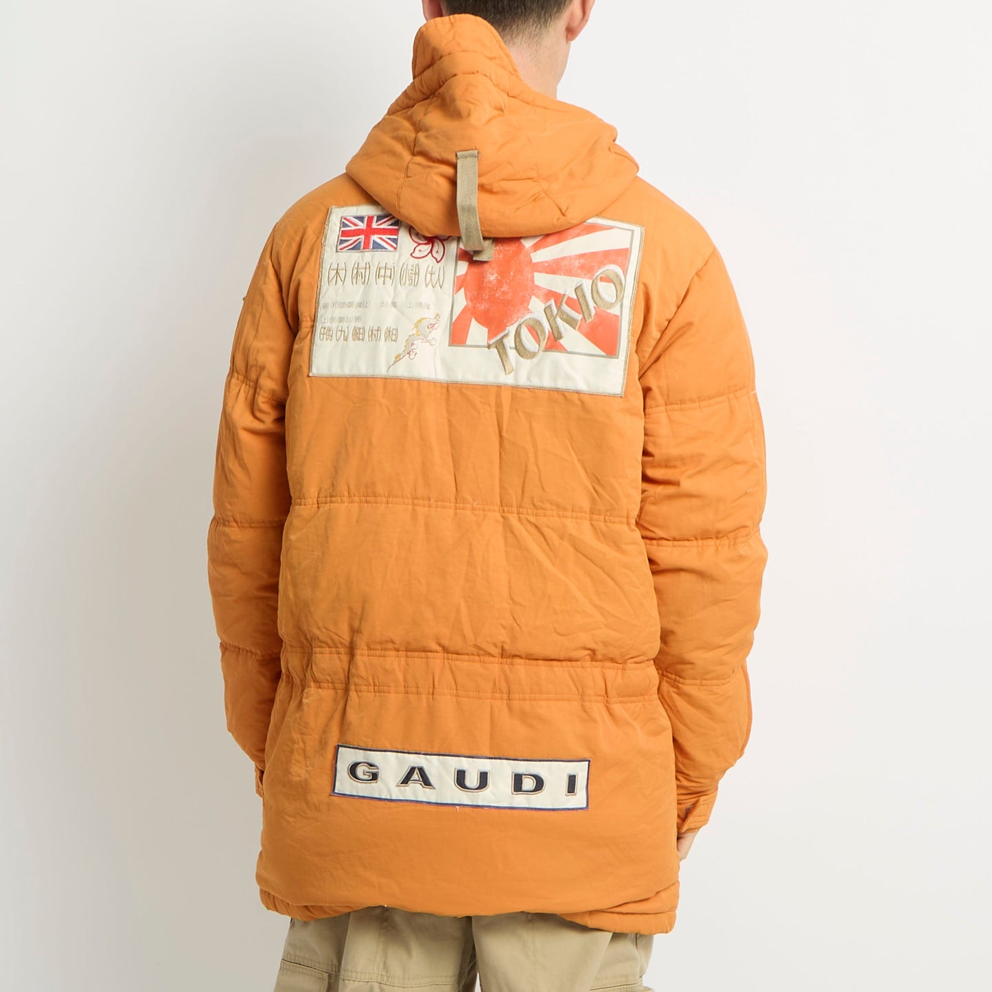 Gaudi Hooded Puffer Jacket - M