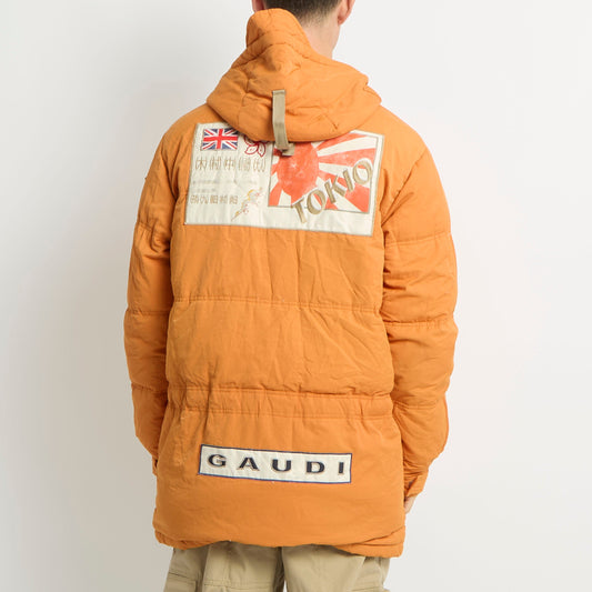 Gaudi Hooded Puffer Jacket - M