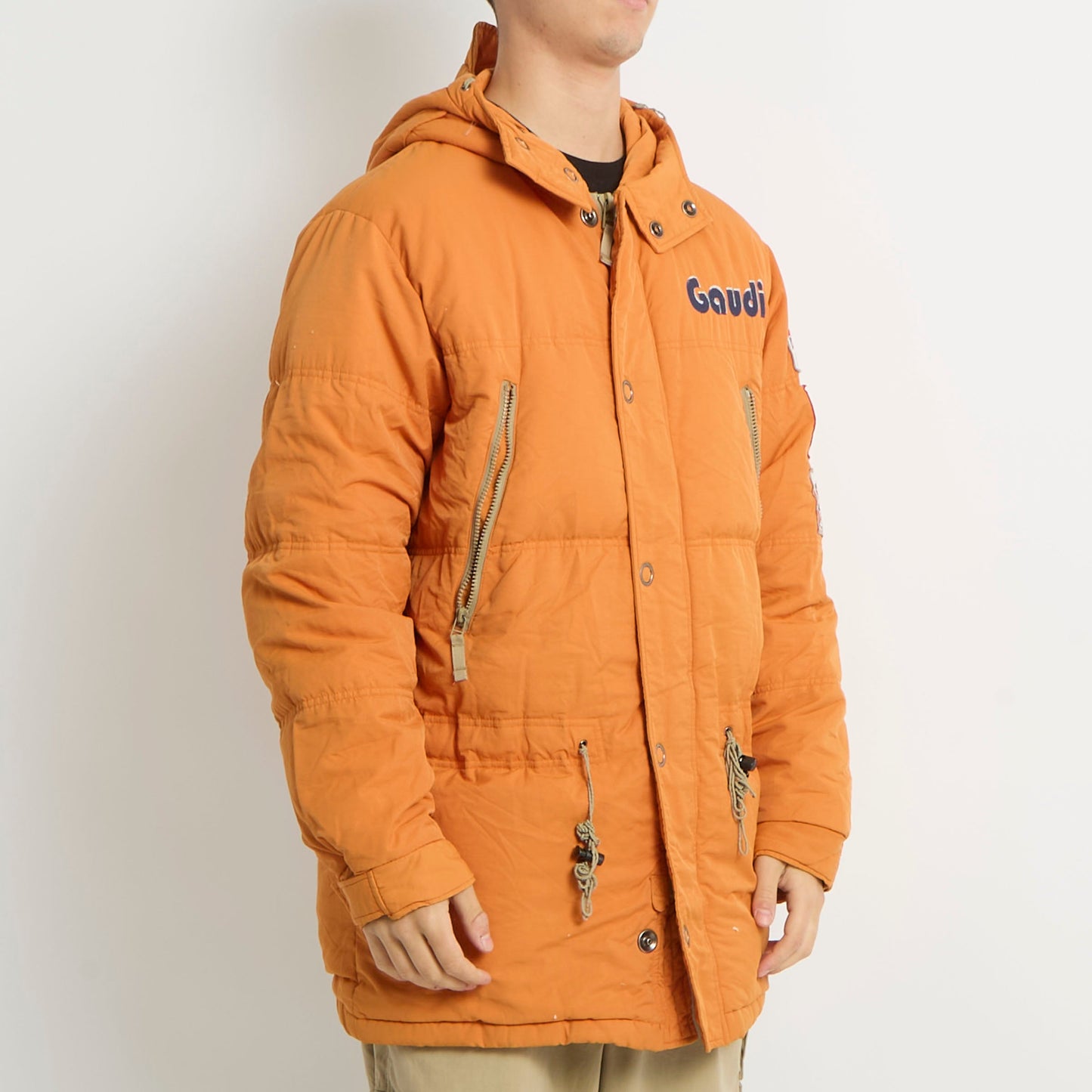 Gaudi Hooded Puffer Jacket - M