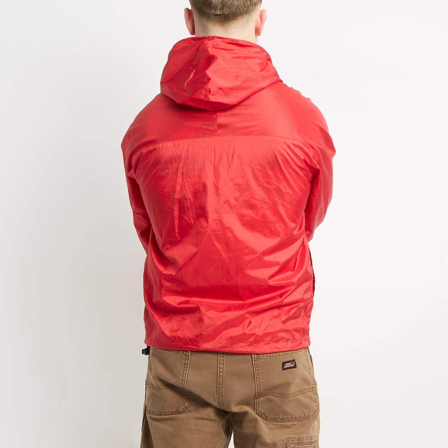 Ralph Lauren Quarter Zip Windbreaker With Front Pocket - M