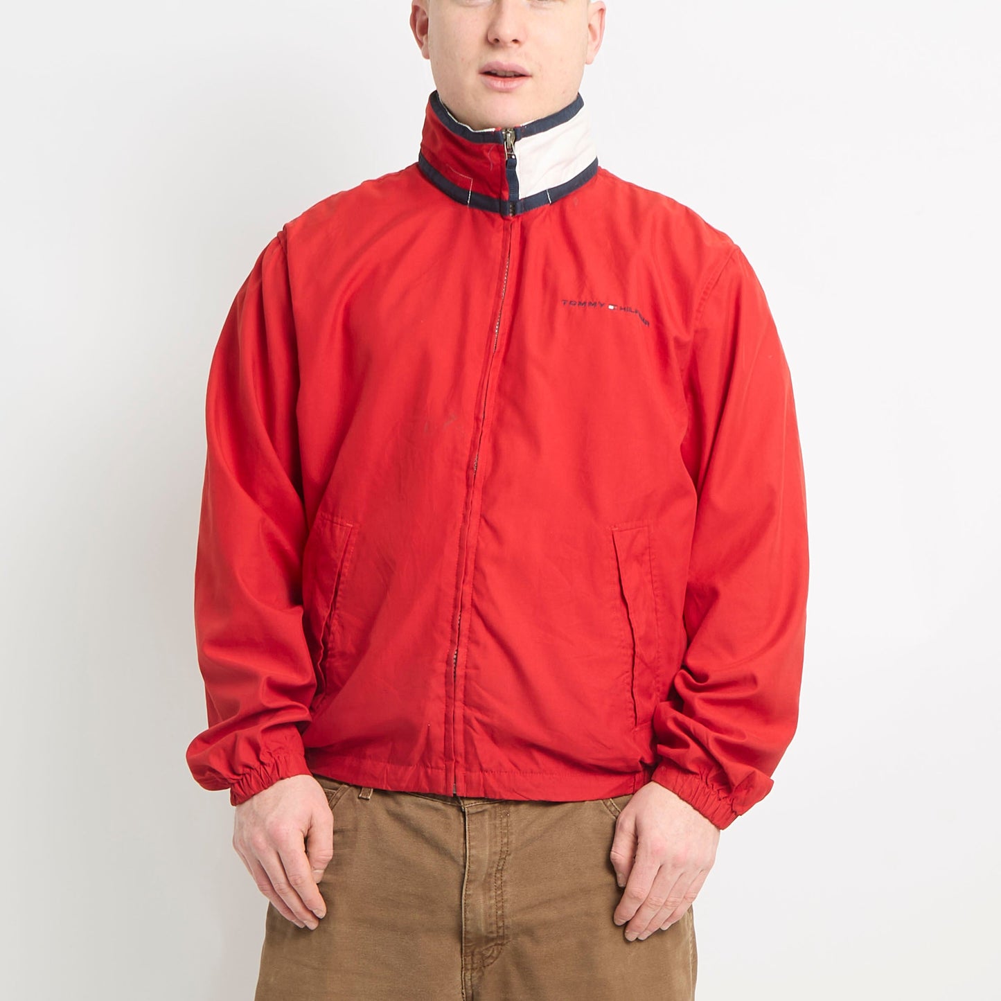 Tommy Hilfiger Windbreaker With Detachable Hood - M