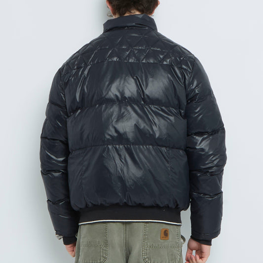 Fleece Lining Bomber Jacket- S