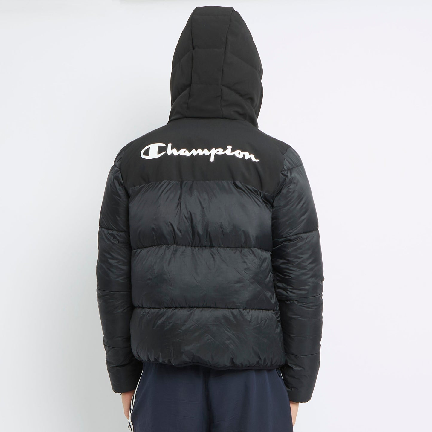 Champion Hooded Puffer Jacket - S