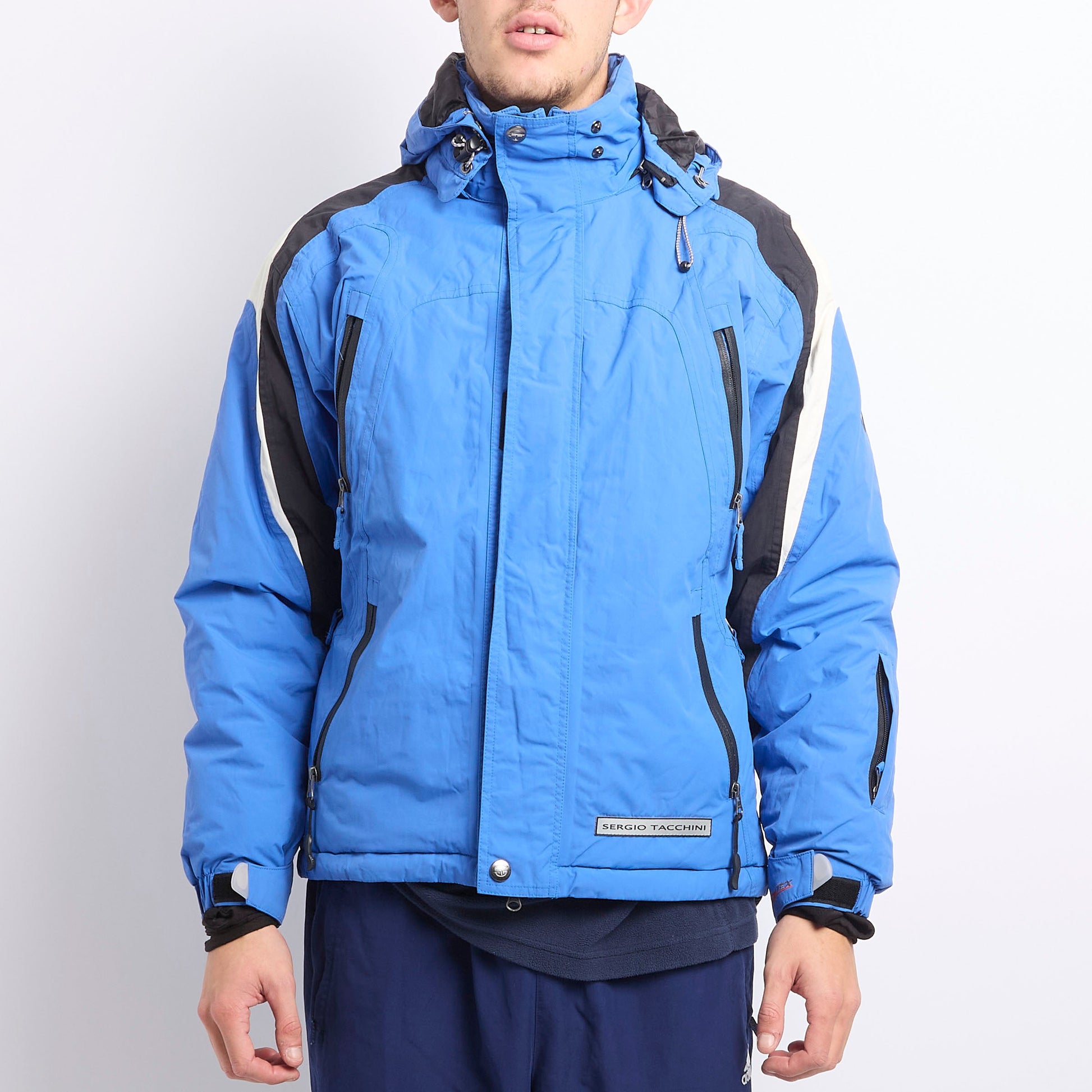 Sergio Tacchini Hooded Padded Jacket - S