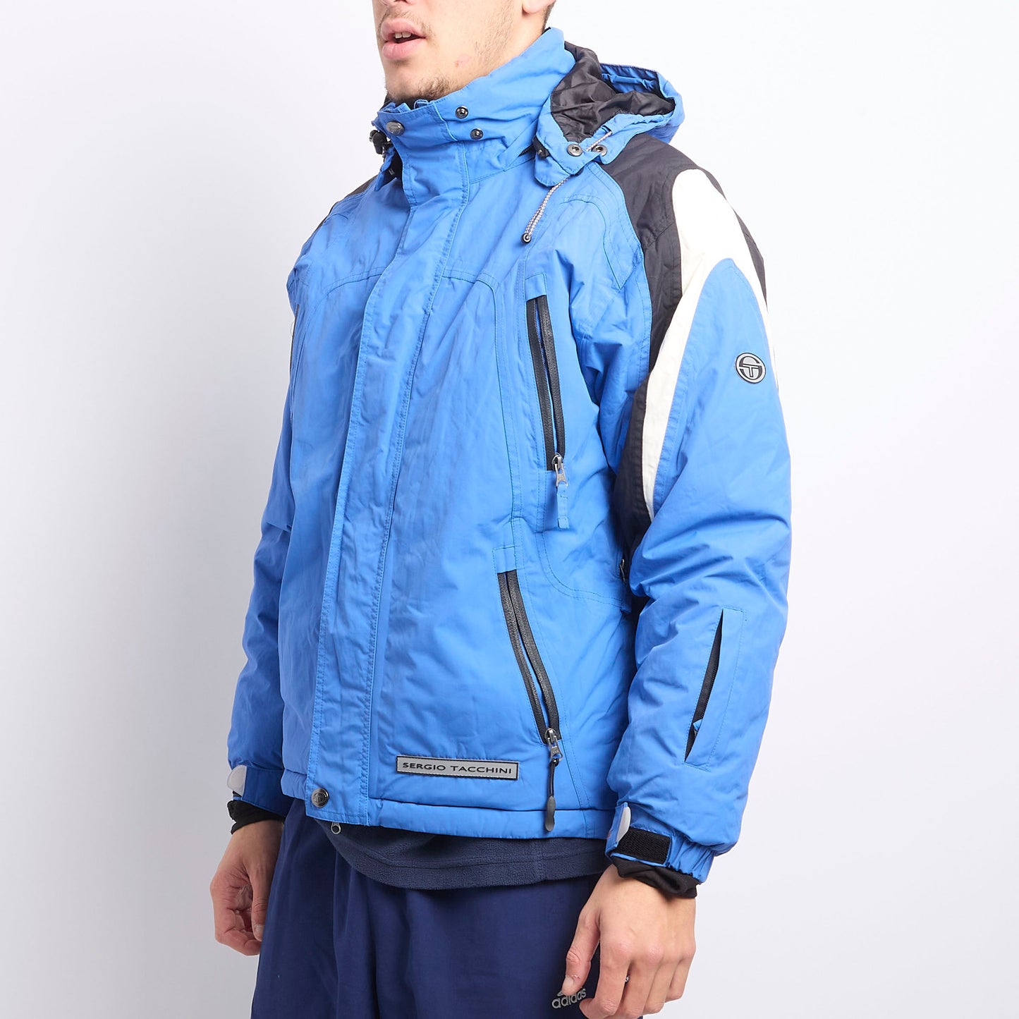 Sergio Tacchini Hooded Padded Jacket - S