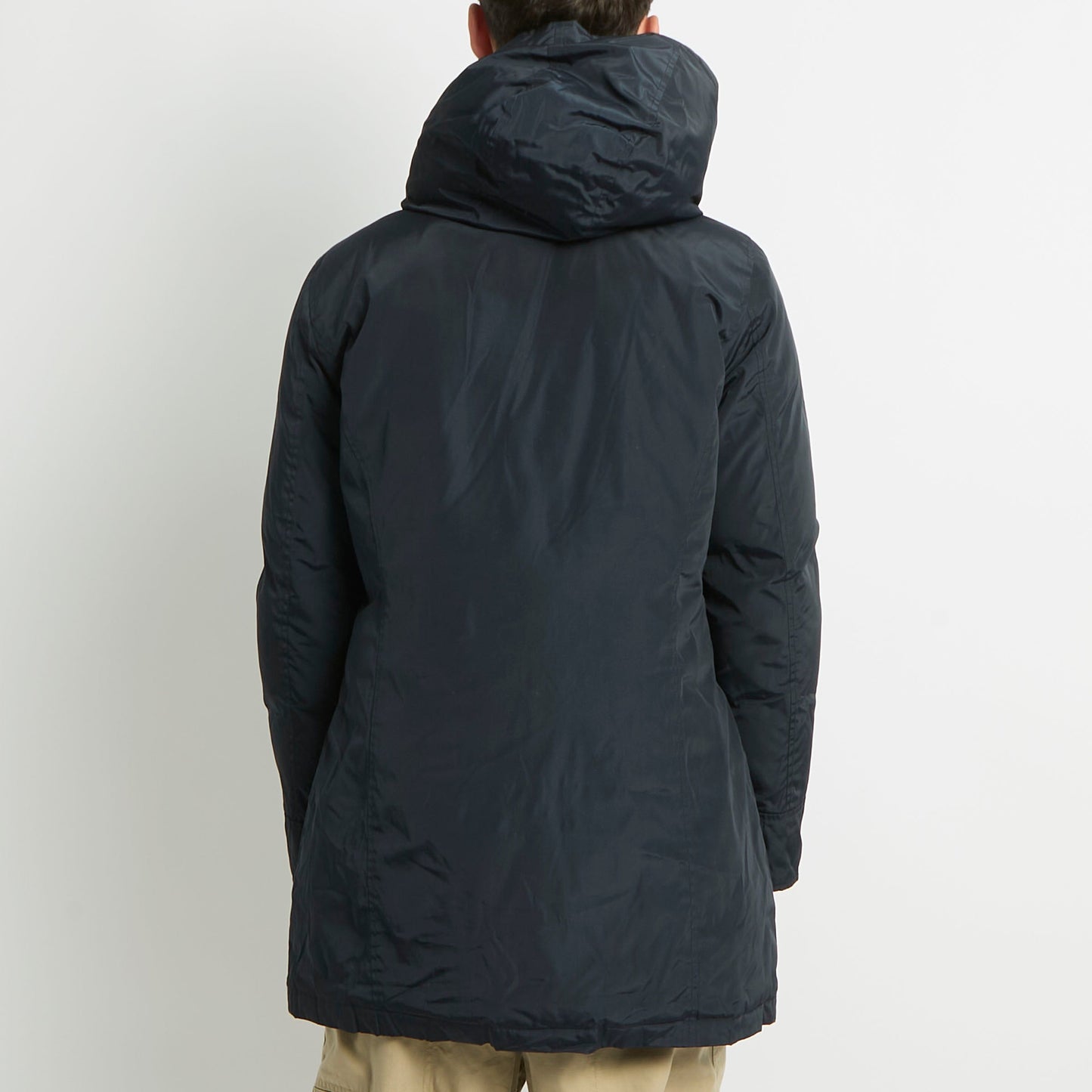 Woolrich Hooded Long Padded Jacket - S