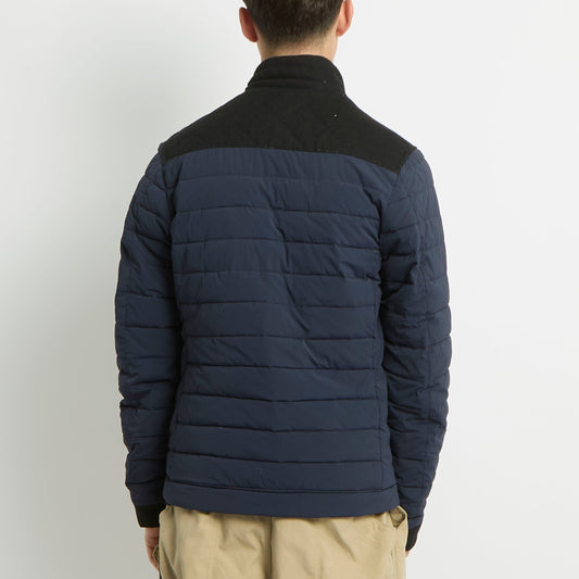 Pocket Detail Slim Fit Puffer Jacket - S