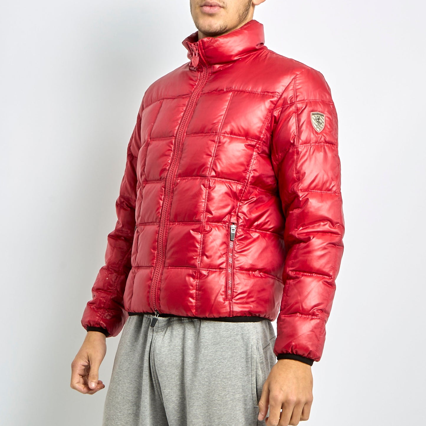 Ferrari Square Stitch Puffer Jacket - S