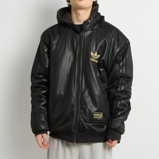 Adidas Fleece Lined Hooded Jacket - XL