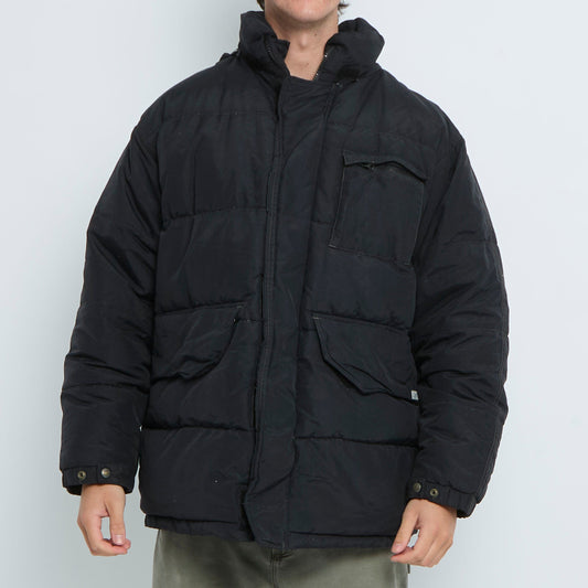 Velcro Contrast Stitch Oversize Puffa- XL