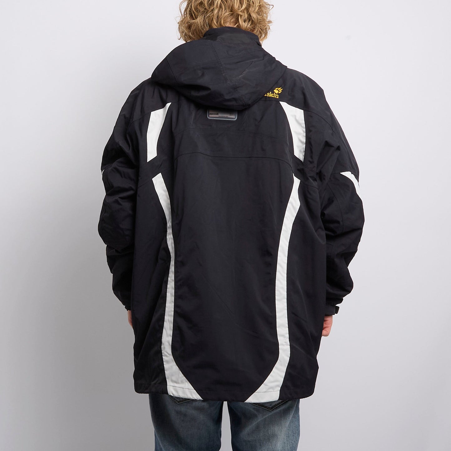 Jack Wolfskin Hooded Rain Jacket - XL