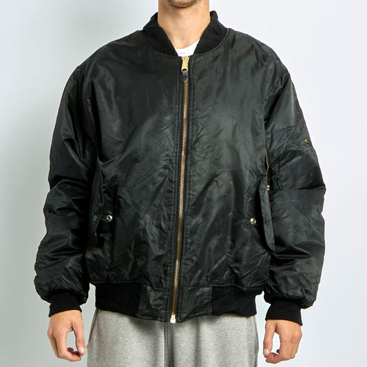 Zip Up Bomber Jacket - XL