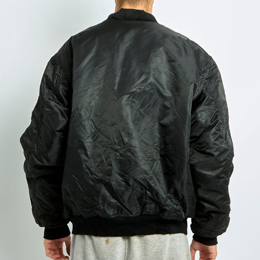 Zip Up Bomber Jacket - XL