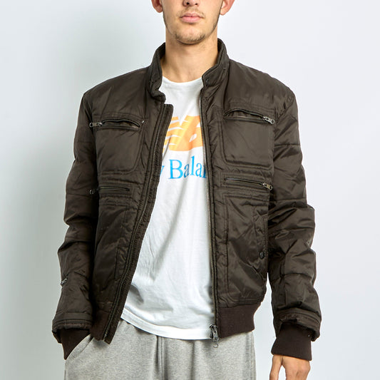 Fay Pocket Detail Bomber Jacket - XL