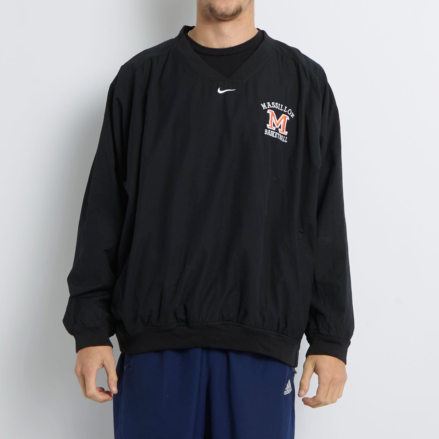 Nike V-Neck Logo Windbreaker Jacket - XL