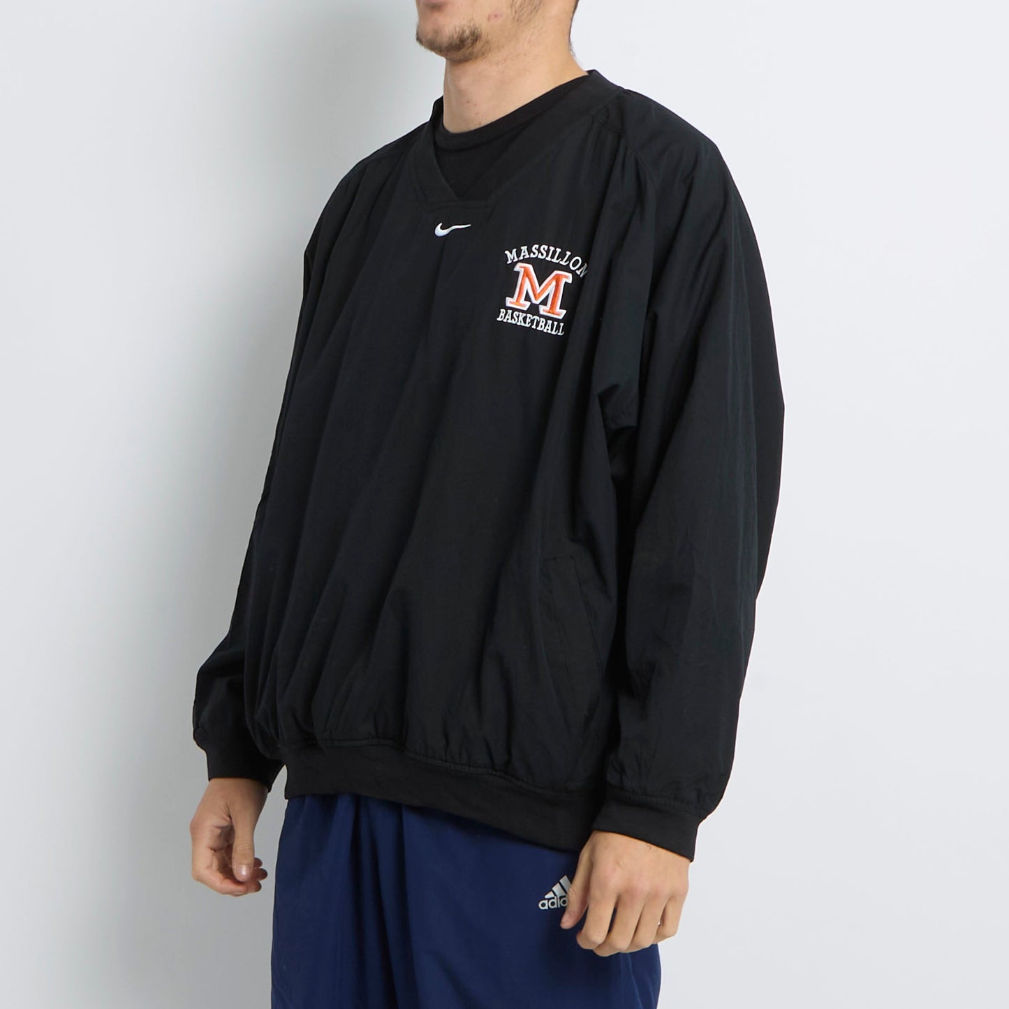 Nike V-Neck Logo Windbreaker Jacket - XL