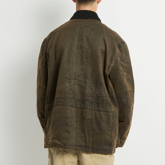 Washed Barber Style Jacket - XL