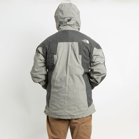 North Face Two Toned Hooded Rain Jacket - XL