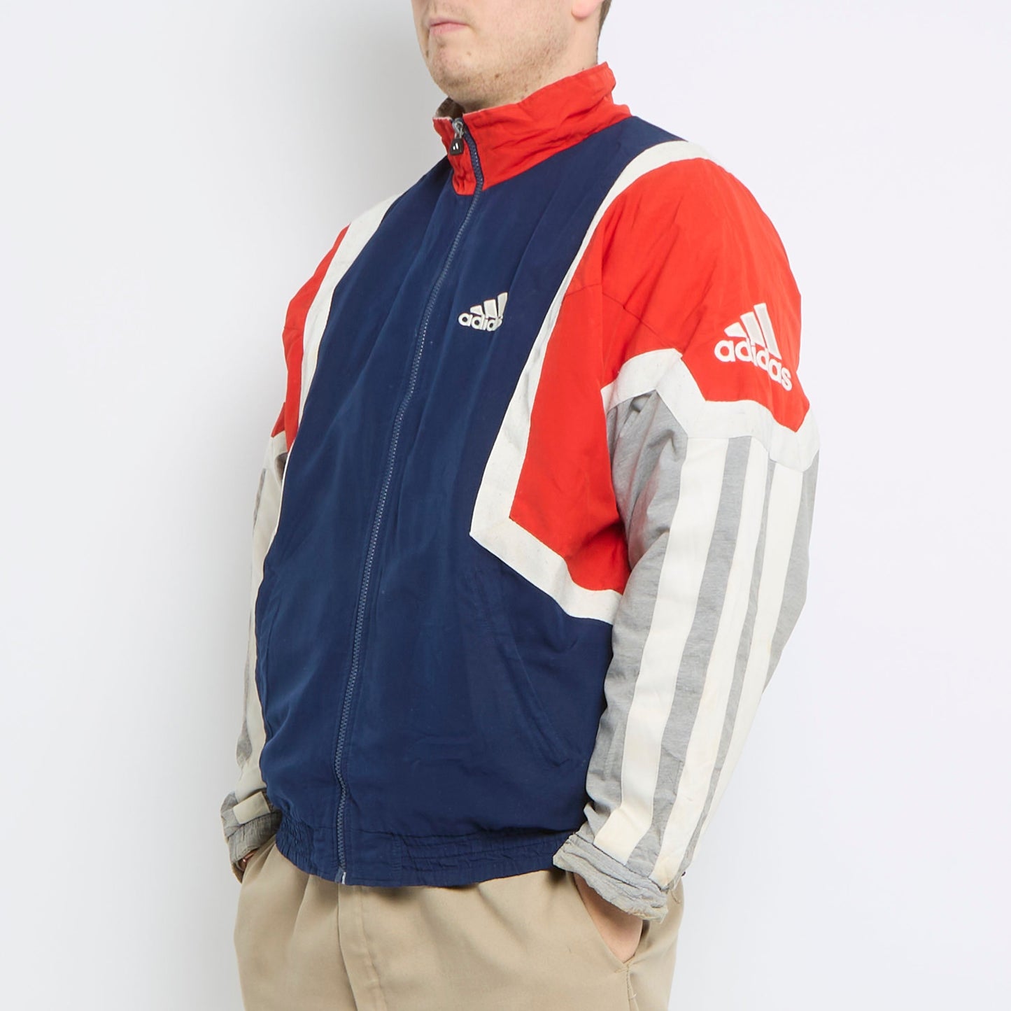 Adidas Logo Full Zip Jacket - XL