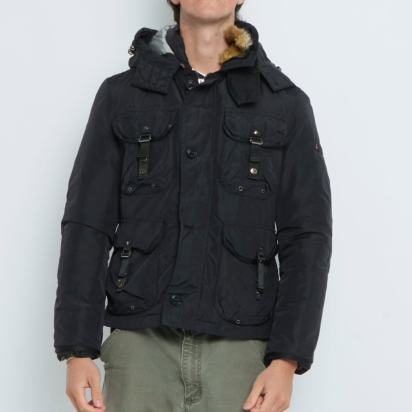 Jersey Lining Waterproof Puffa Jacket- XL