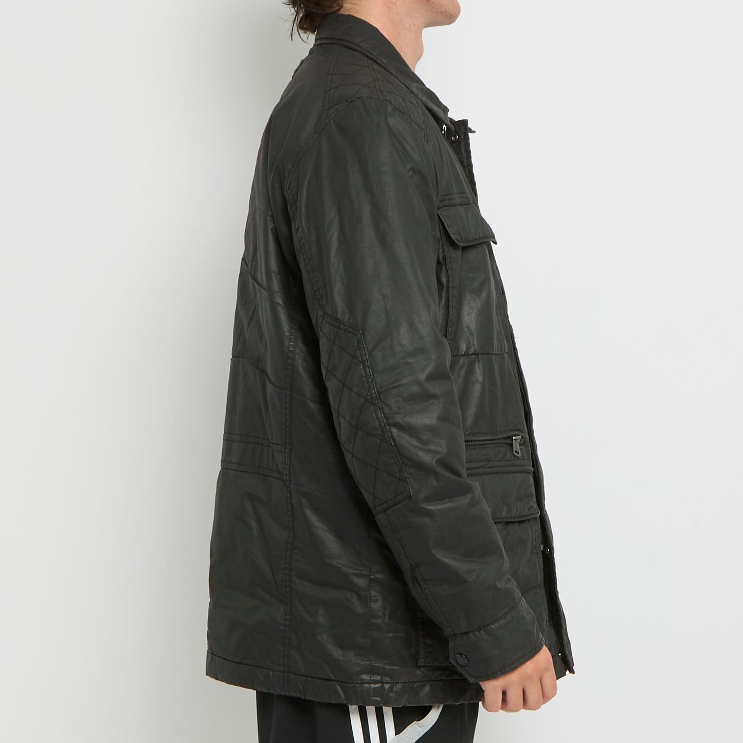 Pocket  Wax Style Jacket - XXL