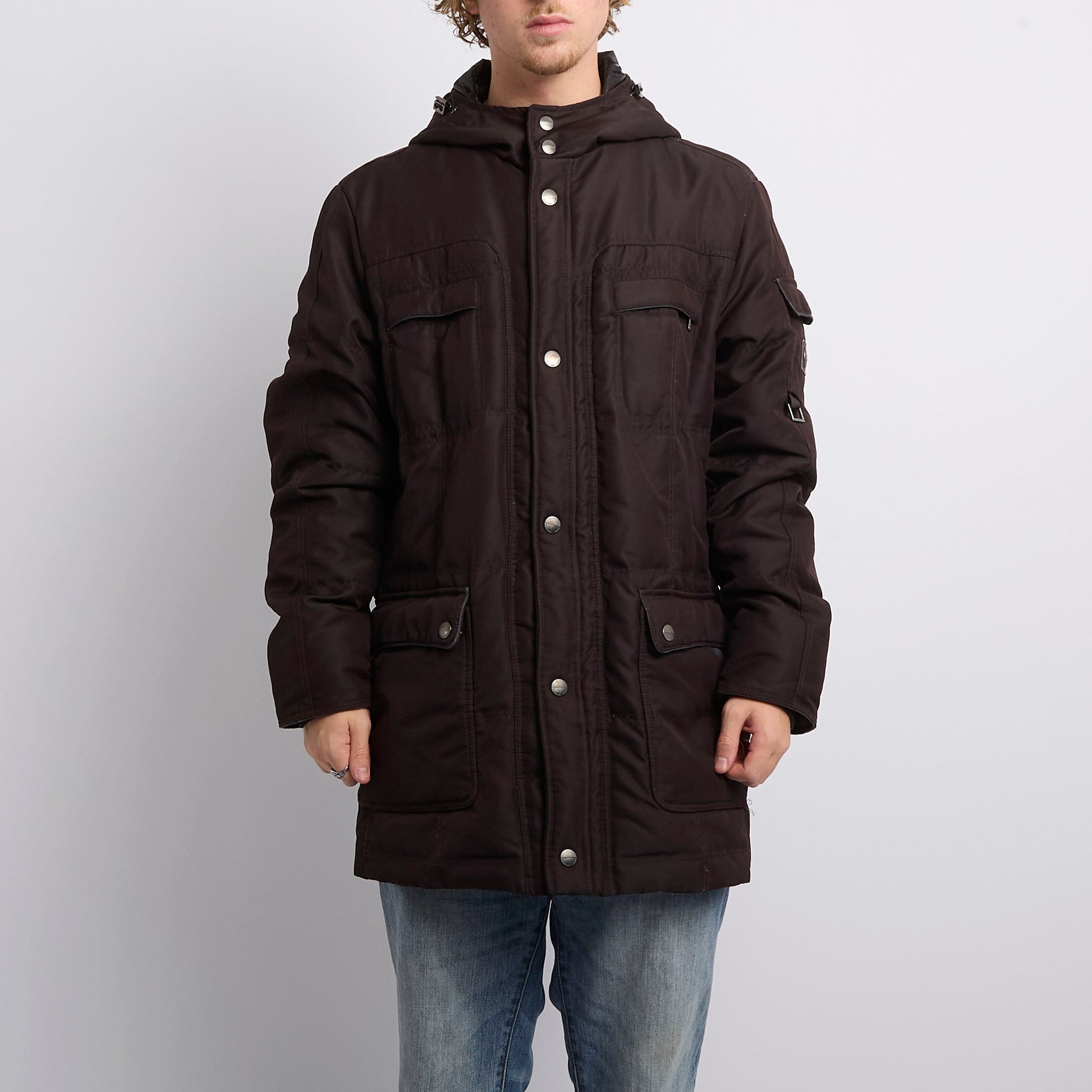 Trussardi Hooded Padded Jacket - XXL