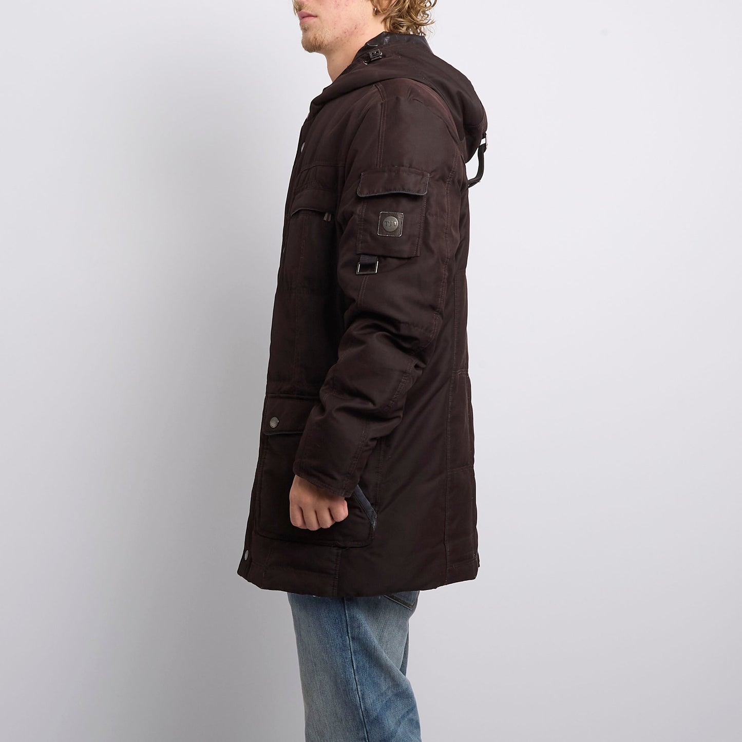 Trussardi Hooded Padded Jacket - XXL