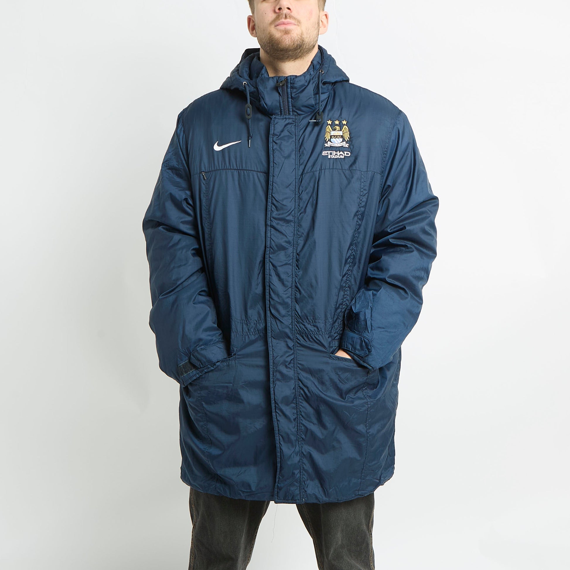 Nike Etihad Stadium Long Puffer Coat - XXL