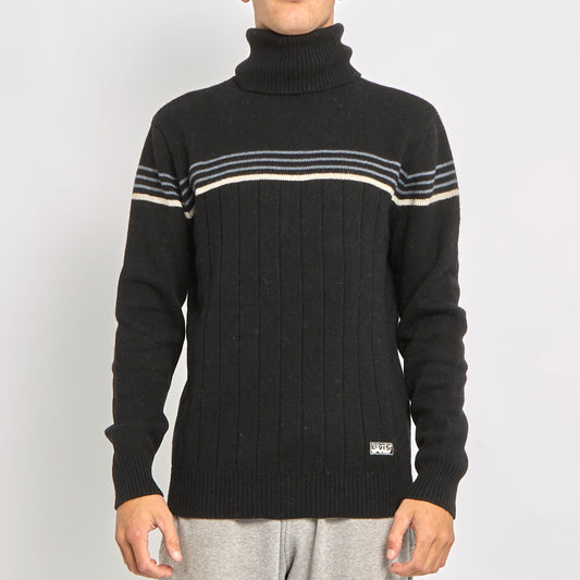 Levis Stripe Detail Turtleneck Sweater - L